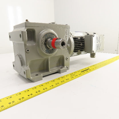 SEW-Eurodrive 0.75kW Dual Shaft Gear Motor & Reducer 230V 50HZ 9.6RPM W/ Brake