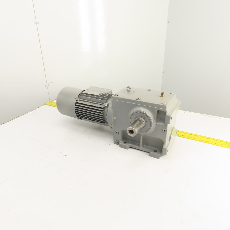 SEW-Eurodrive 0.75kW Dual Shaft Gear Motor & Reducer 230V 50HZ 9.6RPM W/ Brake