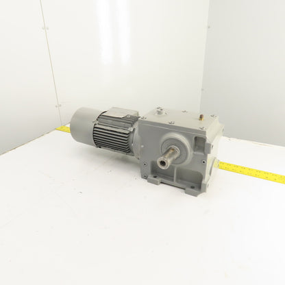 SEW-Eurodrive 0.75kW Dual Shaft Gear Motor & Reducer 230V 50HZ 9.6RPM W/ Brake