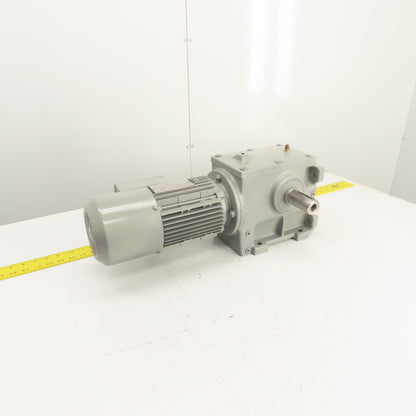 SEW-Eurodrive 0.75kW Dual Shaft Gear Motor & Reducer 230V 50HZ 9.6RPM W/ Brake