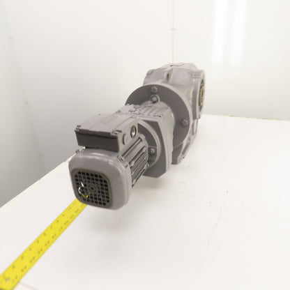 SEW-Eurodrive KA87R57DRS71M4 0.75HP Gear Motor & Parallel Reducer 0.28/1.67RPM