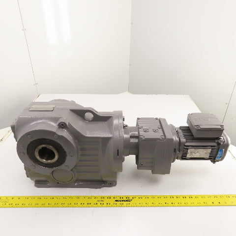 SEW-Eurodrive KA87R57DRS71M4 0.75HP Gear Motor & Parallel Reducer 0.28/1.67RPM