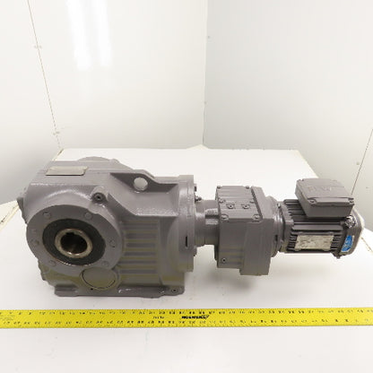 SEW-Eurodrive KA87R57DRS71M4 0.75HP Gear Motor & Parallel Reducer 0.28/1.67RPM