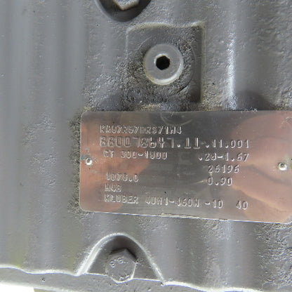 SEW-Eurodrive KA87R57DRS71M4 0.75HP Gear Motor & Parallel Reducer 0.28/1.67RPM