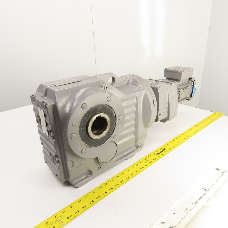SEW-Eurodrive KA87R57DRS71M4 0.75HP Gear Motor & Parallel Reducer 0.28/1.67RPM