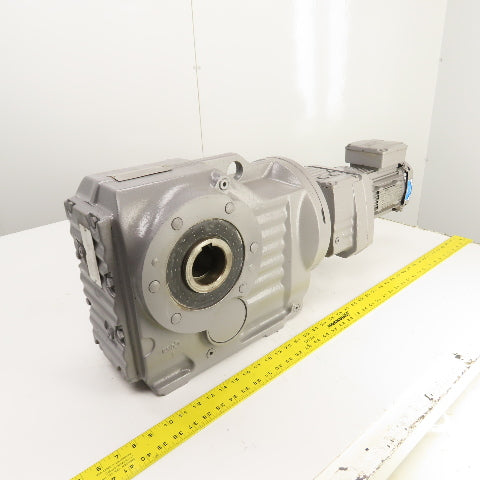 SEW-Eurodrive KA87R57DRS71M4 0.75HP Gear Motor & Parallel Reducer 0.28/1.67RPM