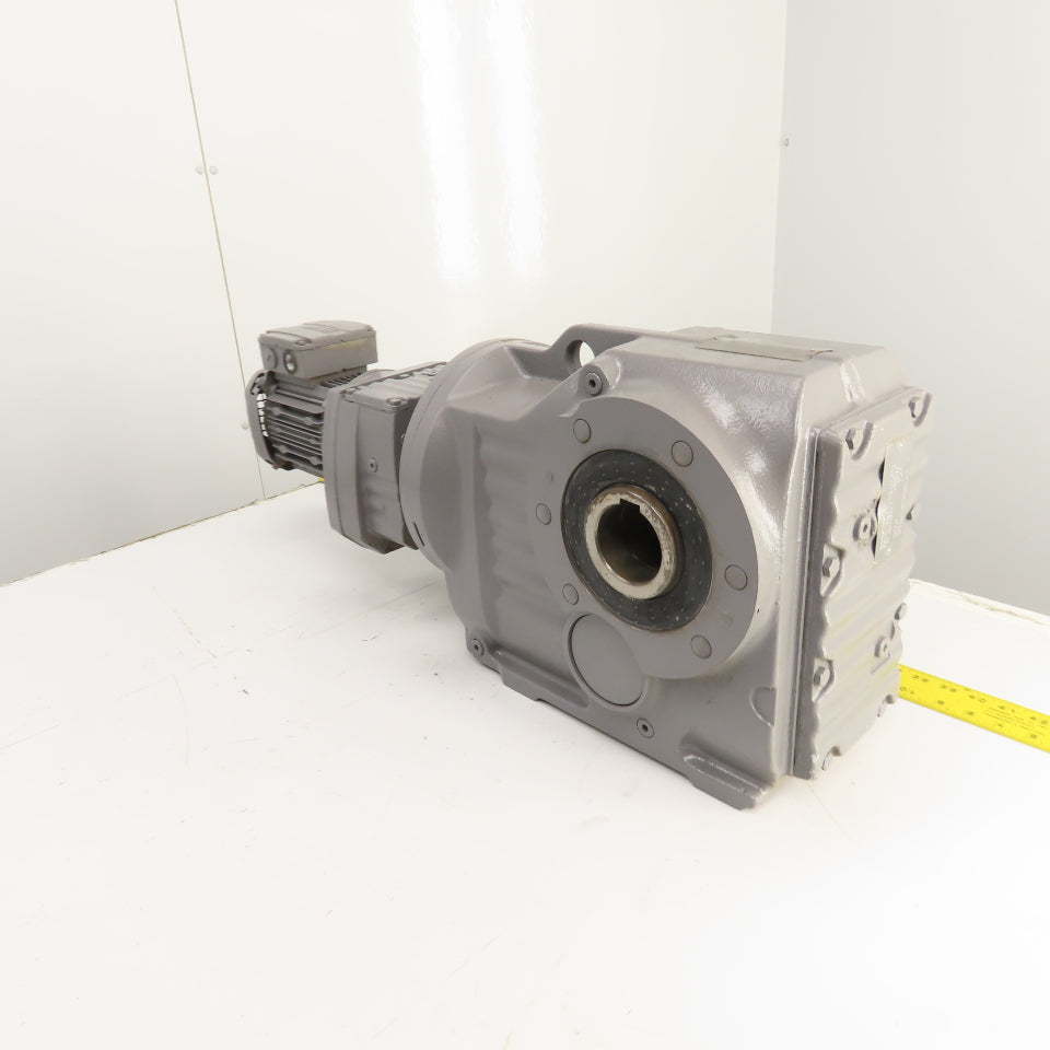 SEW-Eurodrive KA87R57DRS71M4 0.75HP Gear Motor & Parallel Reducer 0.28/1.67RPM