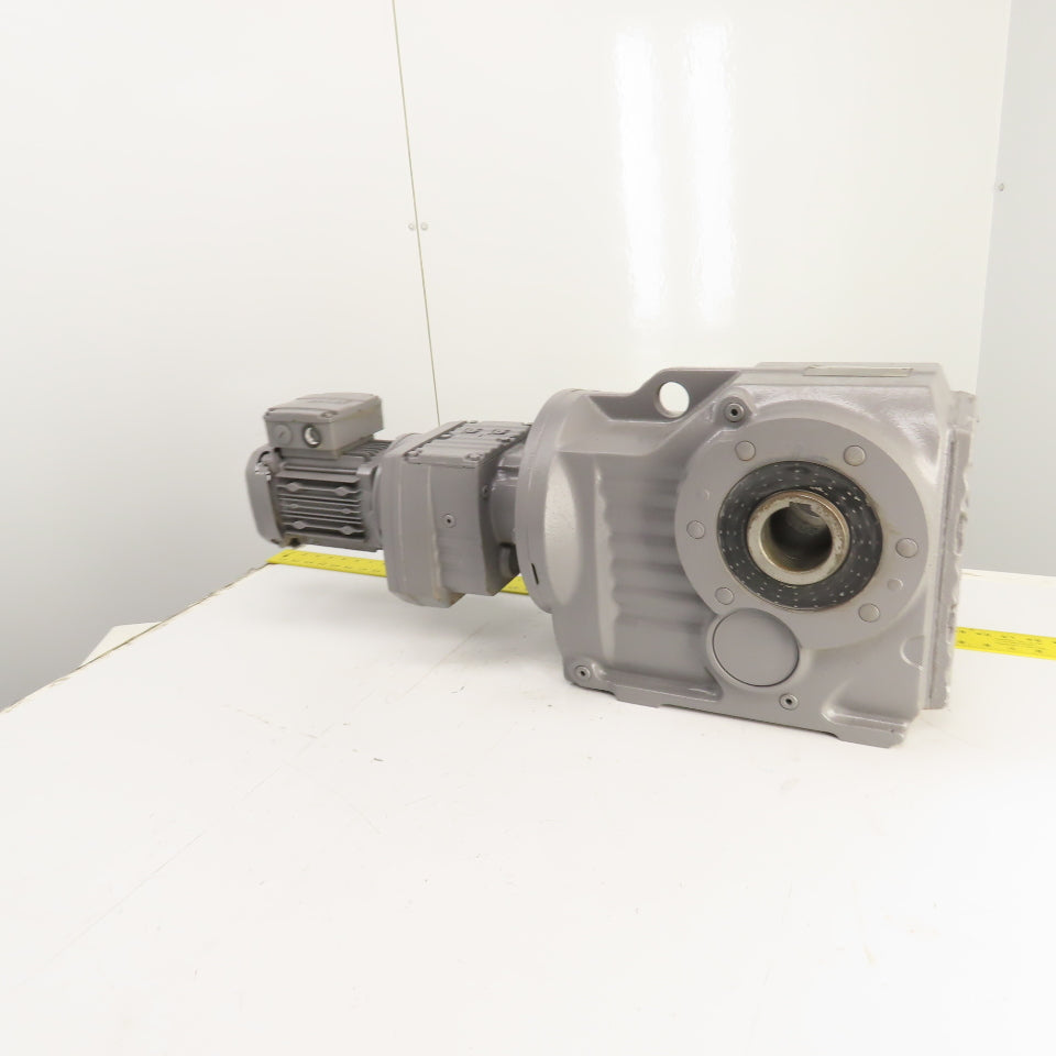SEW-Eurodrive KA87R57DRS71M4 0.75HP Gear Motor & Parallel Reducer 0.28/1.67RPM