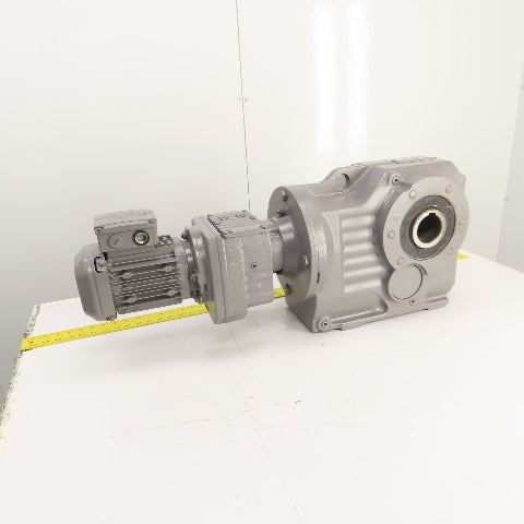 SEW-Eurodrive KA87R57DRS71M4 0.75HP Gear Motor & Parallel Reducer 0.28/1.67RPM