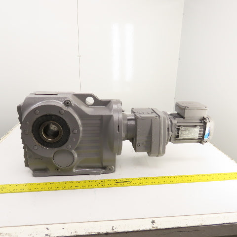 SEW-Eurodrive KA87R57DRS71M4 0.75HP Gear Motor & Parallel Reducer 0.28/1.67RPM