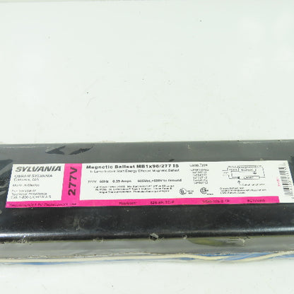 Sylvania MB1X96/277 Instant Start Energy Efficient Lamp Ballast 277V
