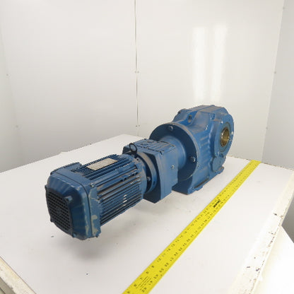 SEW-Eurodrive KT87/T R57 DRN90L4 2HP Gear Motor & Parallel Reducer 8.8RPM Out