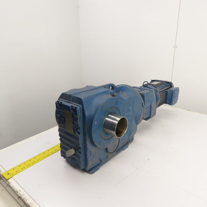 SEW-Eurodrive KT87/T R57 DRN90L4 2HP Gear Motor & Parallel Reducer 8.8RPM Out