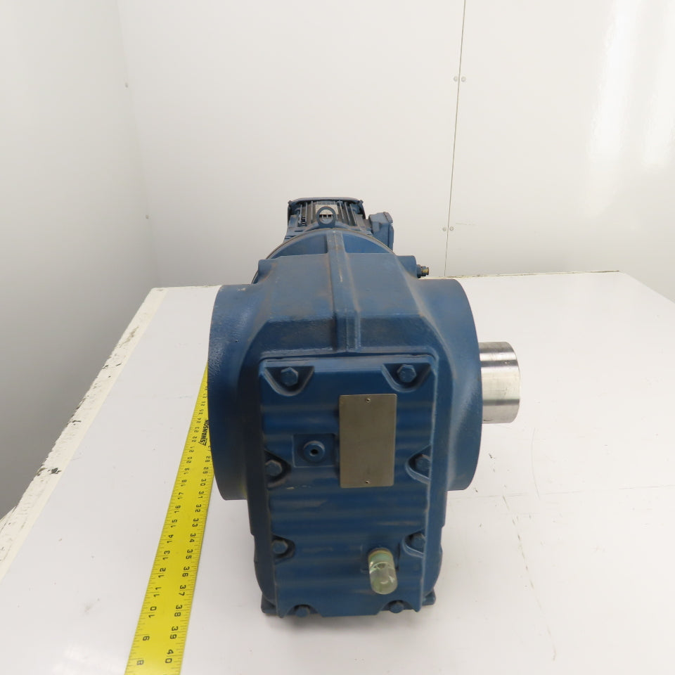 SEW-Eurodrive KT87/T R57 DRN90L4 2HP Gear Motor & Parallel Reducer 8.8RPM Out