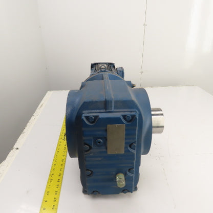 SEW-Eurodrive KT87/T R57 DRN90L4 2HP Gear Motor & Parallel Reducer 8.8RPM Out