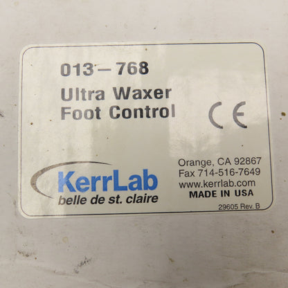 Kerr Lab 013-768 Ultra Waxer Foot Control 24VDC 1A New/Used Lot Of 2