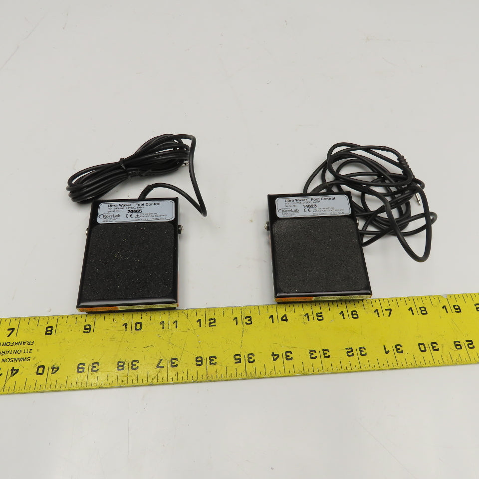 Kerr Lab 013-768 Ultra Waxer Foot Control 24VDC 1A New/Used Lot Of 2