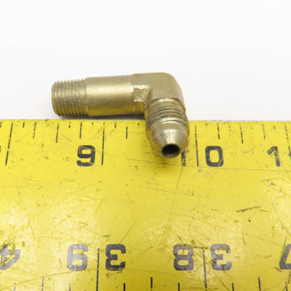 Parker 1/4" JIC Male Flare x 1/8" NPT 90° Long Elbow Lot Of 7