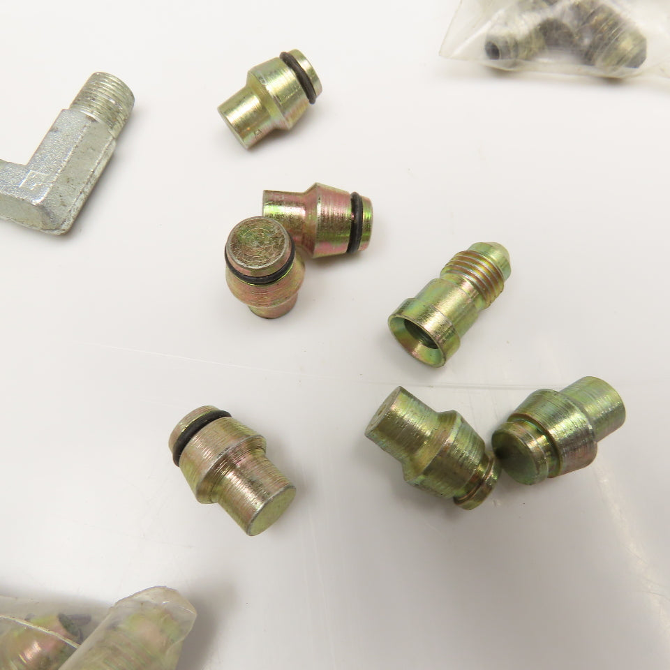 Parker Male Female JIC Elbow Union Steel Hydraulic Fitting Assortment 16Lbs.