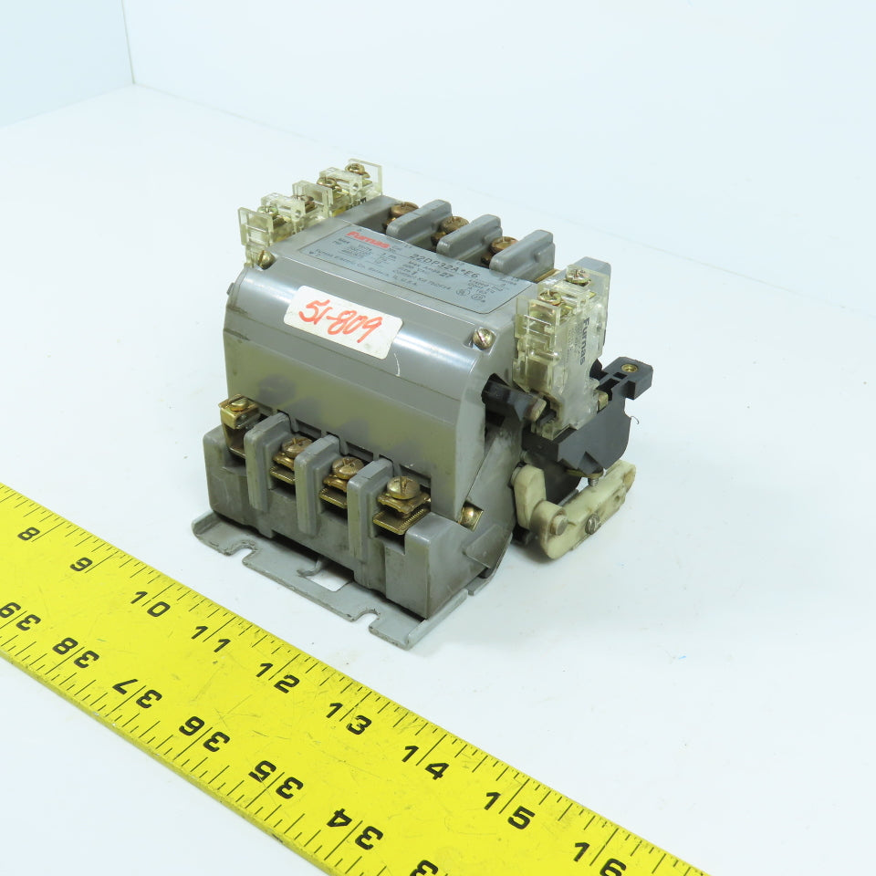 Furnas 22DP32A*E6 Size 1 Motor Starter Contactor 600V 27A 120V Coil