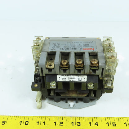 Furnas 22DP32A*E6 Size 1 Motor Starter Contactor 600V 27A 120V Coil
