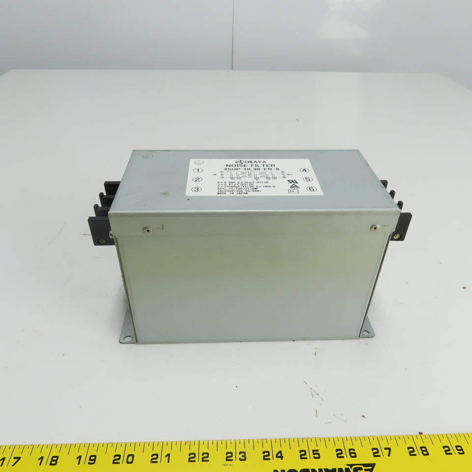 Okaya 3SUP-HL30-ER-6 30A Noise Filter 500V 50/60Hz