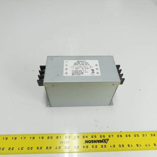 Okaya 3SUP-HL30-ER-6 30A Noise Filter 500V 50/60Hz