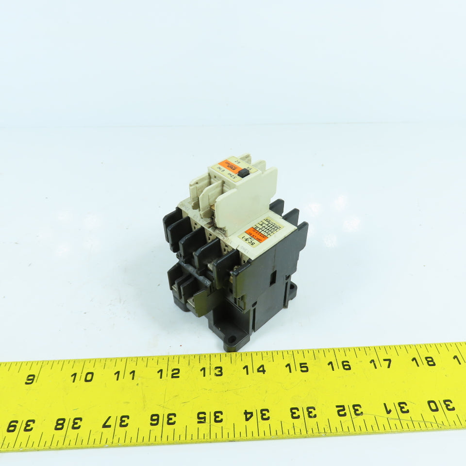 Fuji SC-5-1 SC20AA Contactor Relay 7.5kW 440V W/ SZ-A11 Aux (220V Coil)