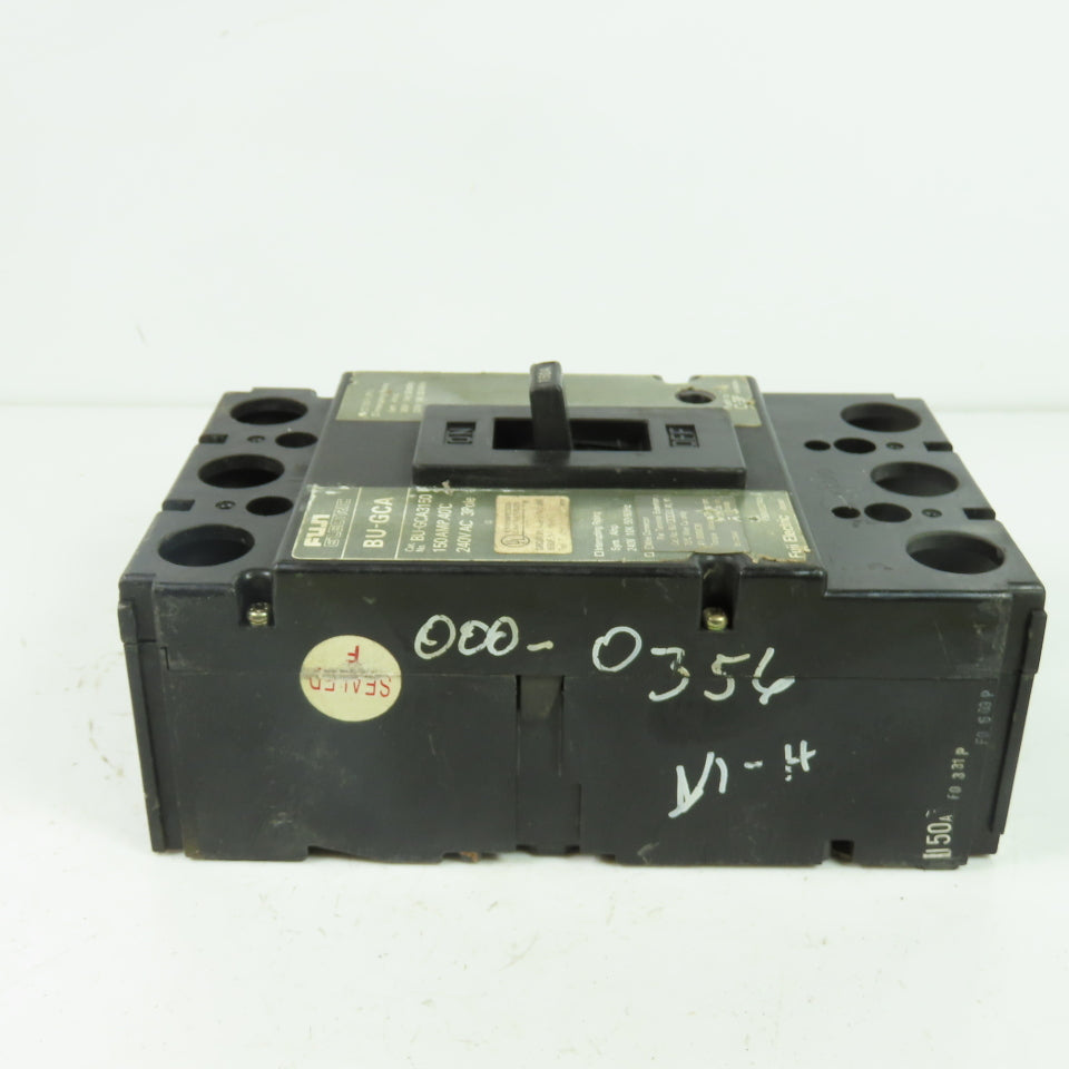 Fuji BU-GCA3150 150A Circuit Breaker 240VAC 3-Pole