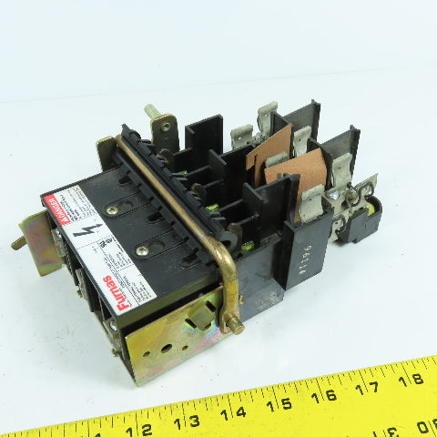 Furnas D46120-001 Series A Disconnect Switch 3-Pole Fusible