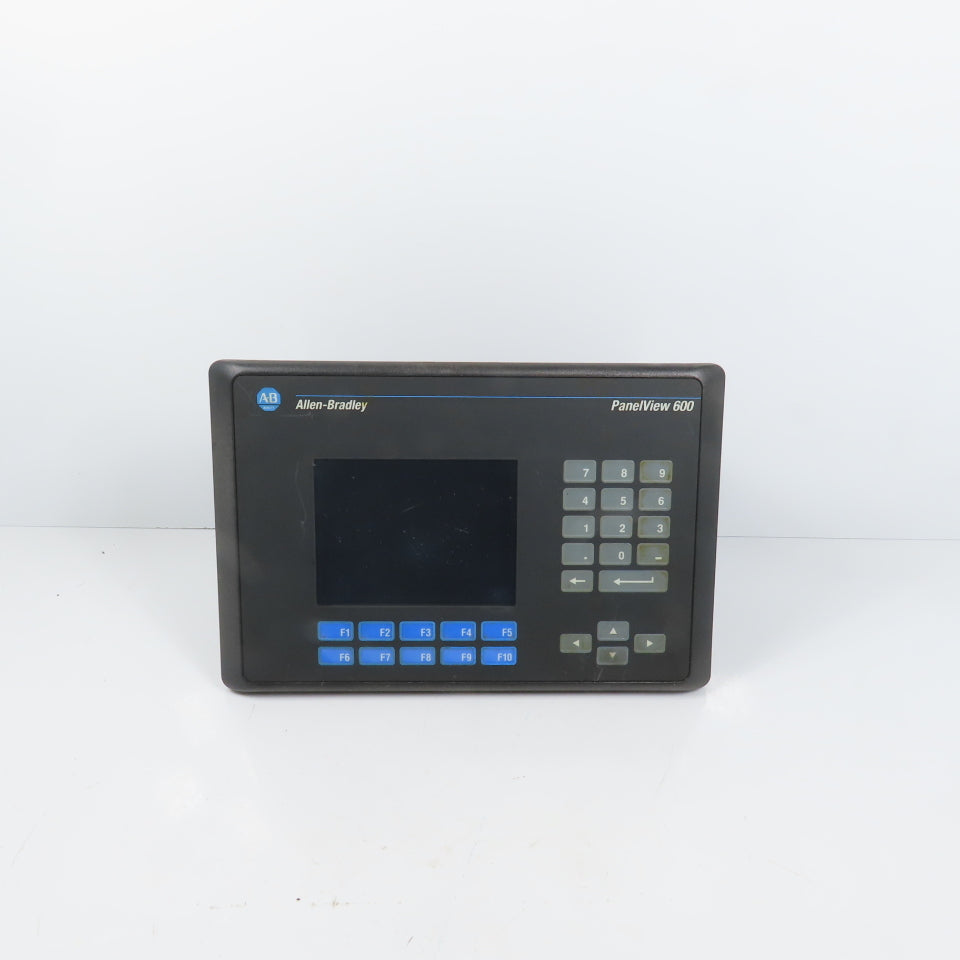 Allen Bradley 2711-B6C9 Ser B FRN 4.10 PanelView 600 Operator Interface (Clean)