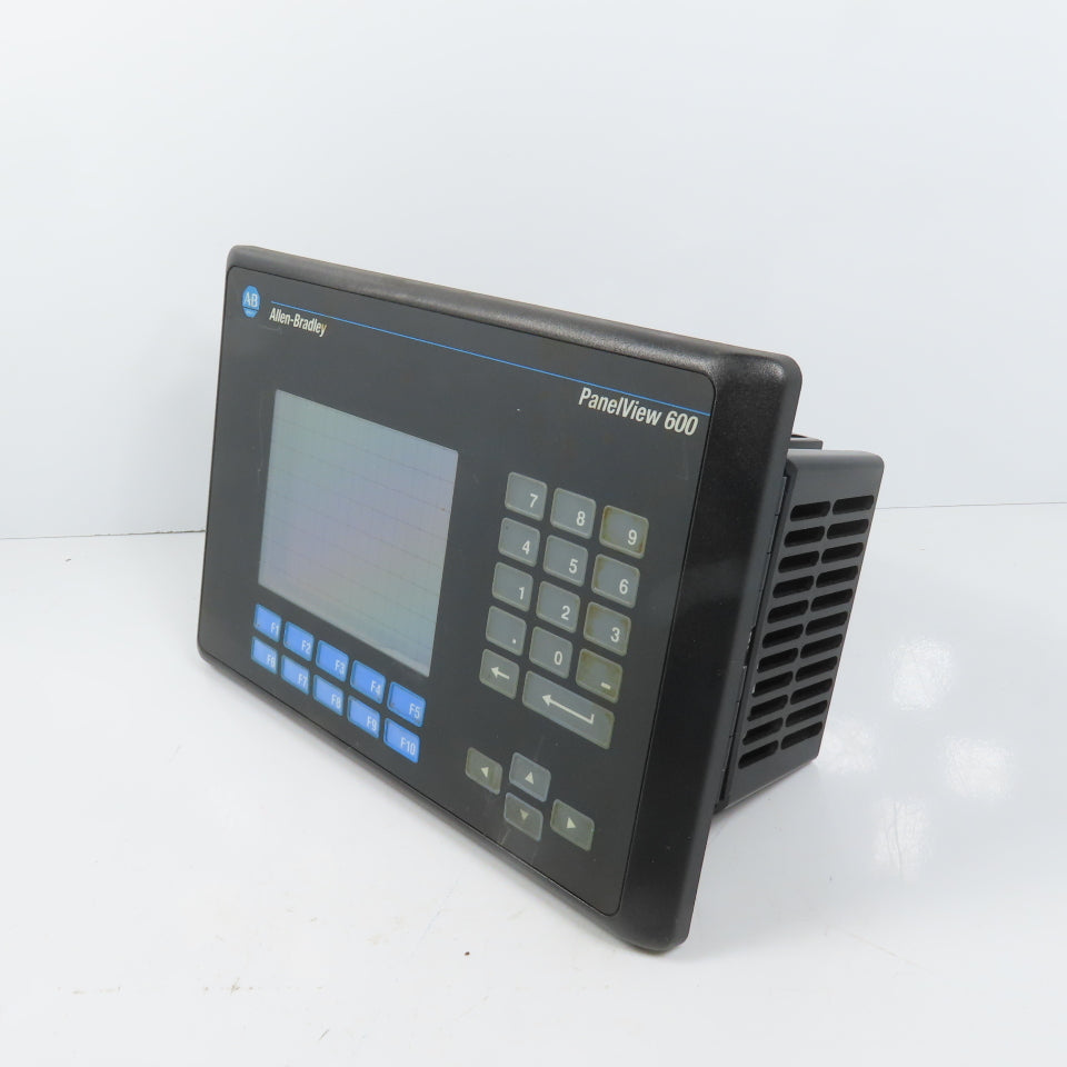 Allen Bradley 2711-B6C9 Ser B FRN 4.10 PanelView 600 Operator Interface (Clean)