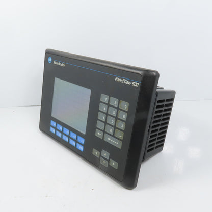 Allen Bradley 2711-B6C9 Ser B FRN 4.10 PanelView 600 Operator Interface (Clean)