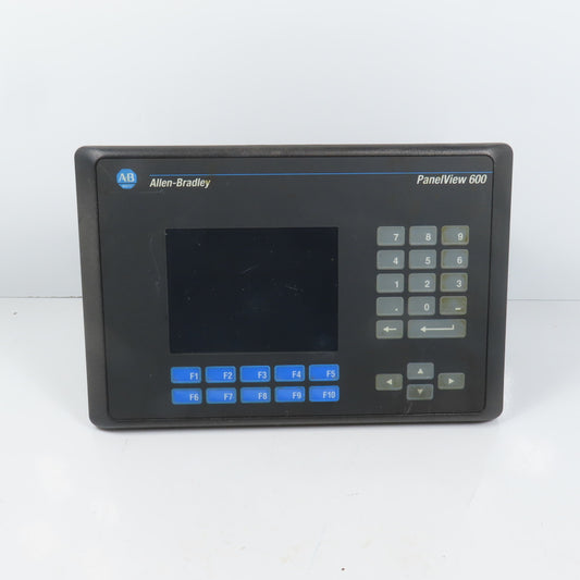 Allen Bradley 2711-B6C9 Ser B FRN 4.10 PanelView 600 Operator Interface (Clean)