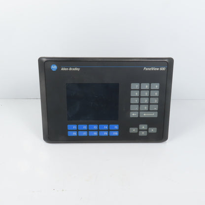 Allen Bradley 2711-B6C8 Ser B FRN 4.21 PanelView 600 Operator Interface (Clean)