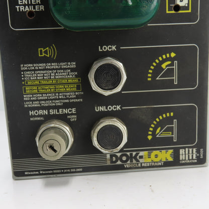 Rite-Hite 8319 Dok-Lok Vehicle Restraint Control Box 120V 1Ph 60Hz