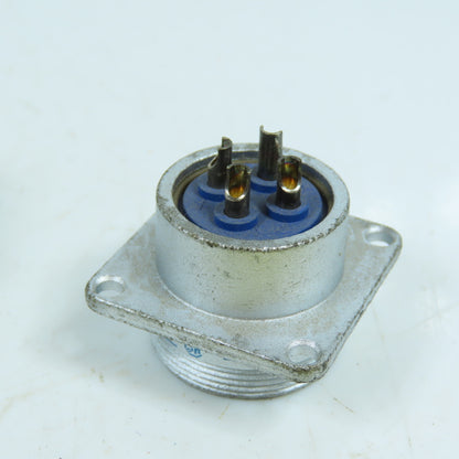 Nanaboshi NET-244-RF 4-Pole Circular Female Electrical Connector 250V 15A Lot/6