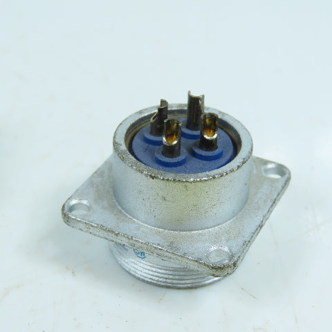 Nanaboshi NET-244-RF 4-Pole Circular Female Electrical Connector 250V 15A Lot/6