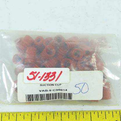 Seal Science VAB-9 CS6014 Bellows Styles VAB Barb Silicone Suction Cups Lot/50