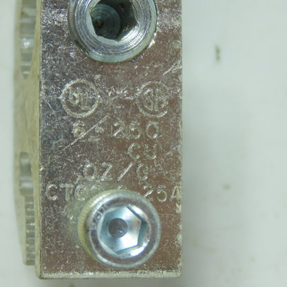 OZ Gedney CTGC-6-25A Cable Tray Ground Clamp Lot Of 2
