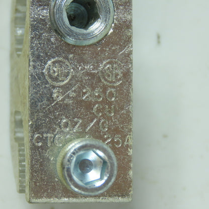 OZ Gedney CTGC-6-25A Cable Tray Ground Clamp Lot Of 2