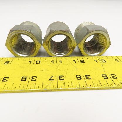 3/4" Female NPT Steel Hex Coupling Lot Of 3