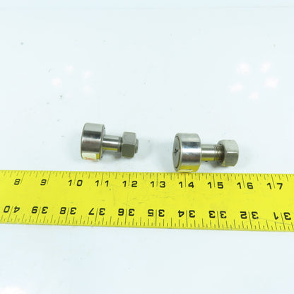 THK CF16VMUUA Cam Follower Roller 35mm OD x 18mm Wide M16x1.5 Thread Lot/2