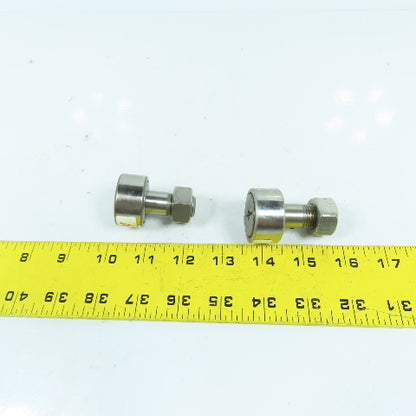 THK CF16VMUUA Cam Follower Roller 35mm OD x 18mm Wide M16x1.5 Thread Lot/2