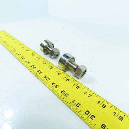 THK CF16VMUUA Cam Follower Roller 35mm OD x 18mm Wide M16x1.5 Thread Lot/2