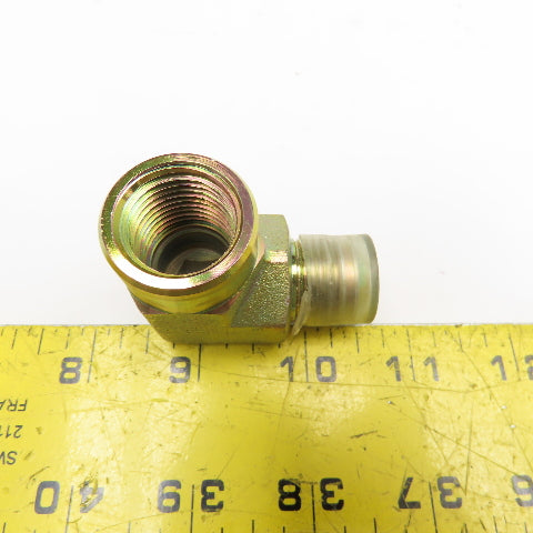 1/2" NPT Female x 1/2" JIC Male 90° Elbow Lot Of 4