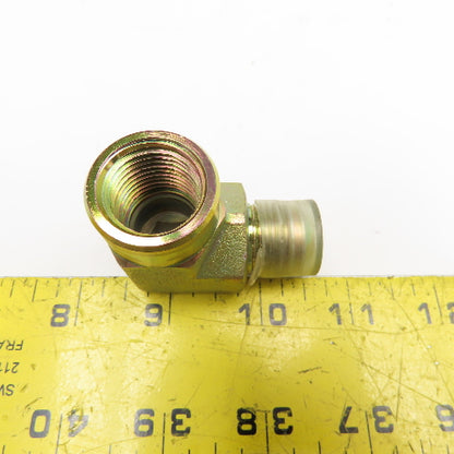 1/2" NPT Female x 1/2" JIC Male 90° Elbow Lot Of 4