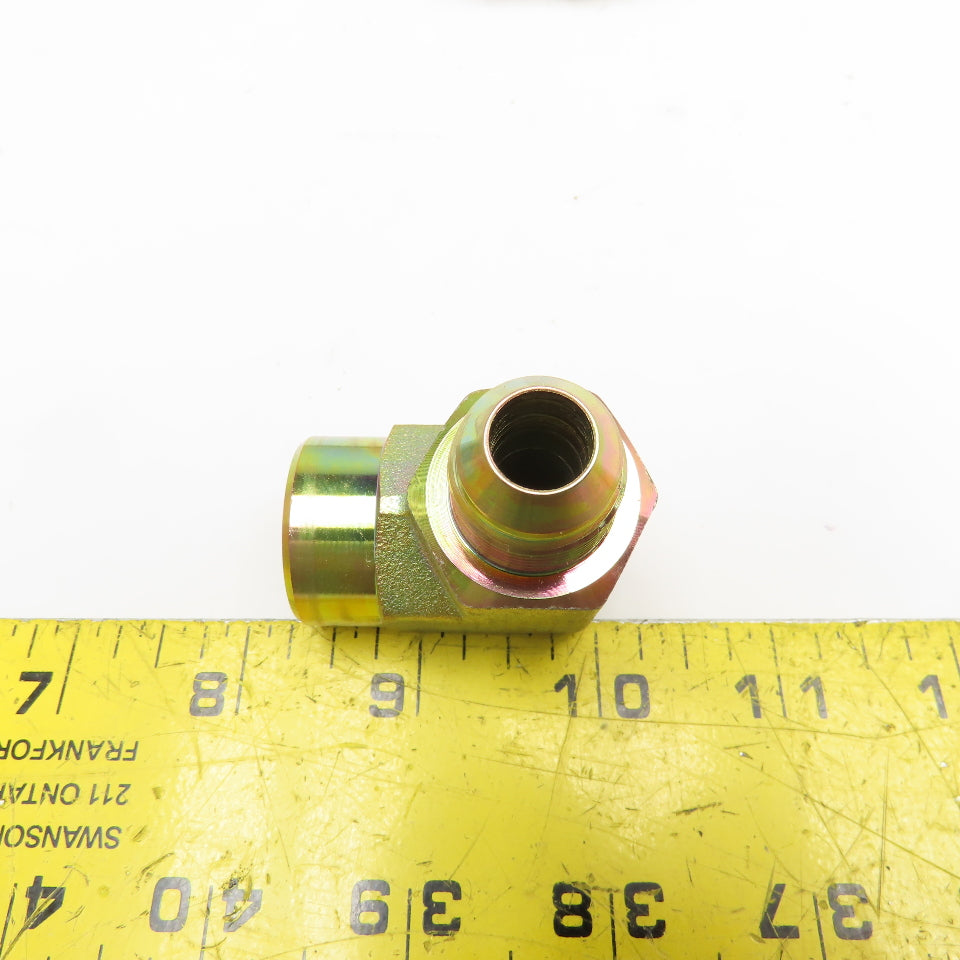 1/2" NPT Female x 1/2" JIC Male 90° Elbow Lot Of 4