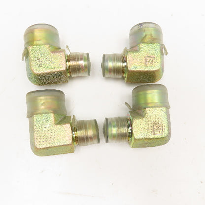 1/2" NPT Female x 1/2" JIC Male 90° Elbow Lot Of 4