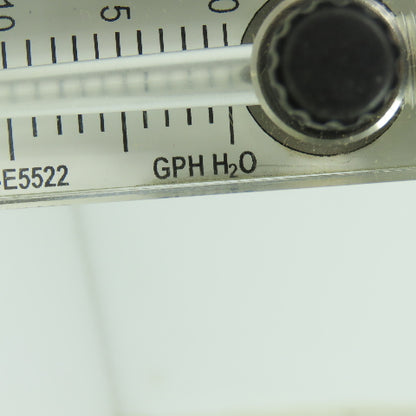 Esko ELO-E5522 Variable Area Flow Meter 2-20 GPH H2O